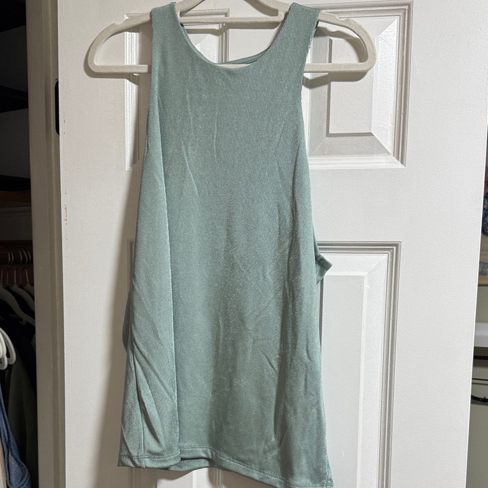 NWOT - A New Day Light Green Tank Top